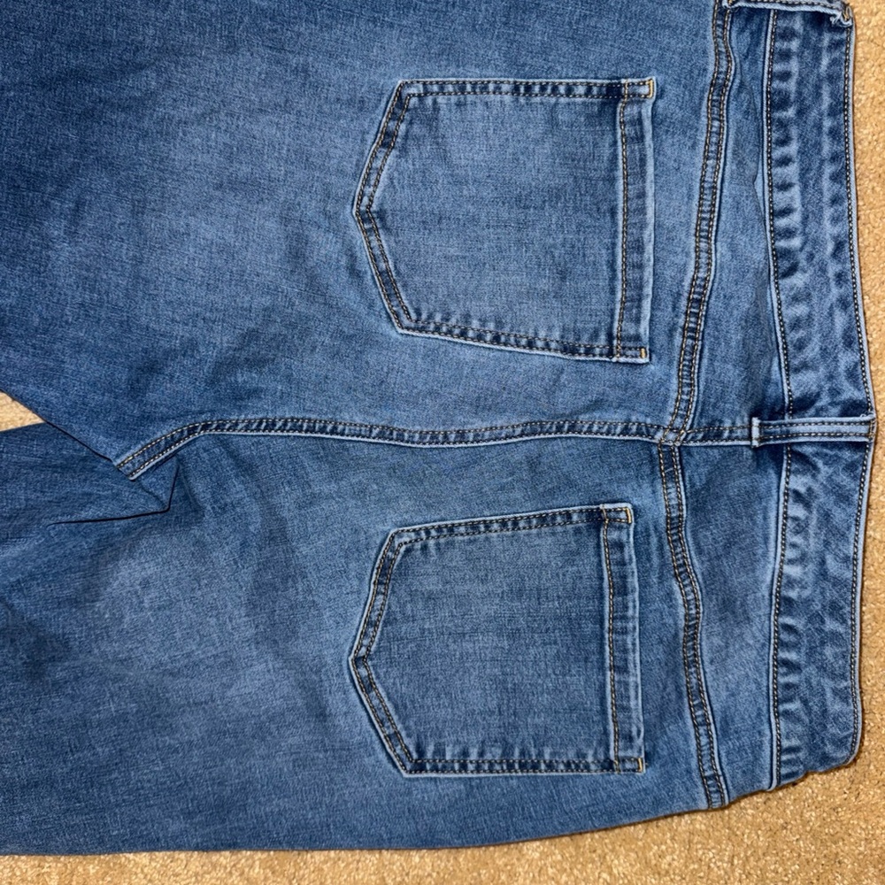 Torrid TRIO Fit Slim Boot Limitless Stretch Blue Jeans Womens 10-14 (31X30) - Picture 5 of 6